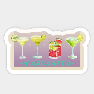 Margarita cocktail Sticker